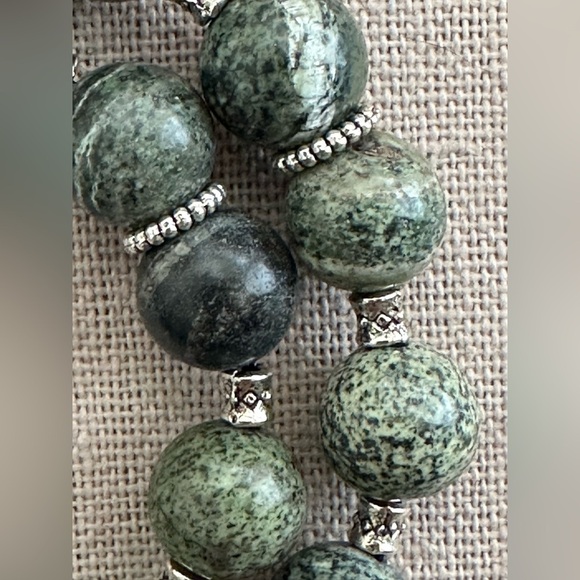 22 inch Kambaba Gemstone bead necklace NWOT - Picture 9 of 11